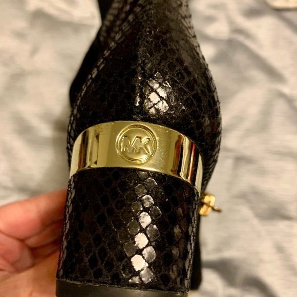 Rare Michael Kors Over The Knee Boots Black - Picture 5 of 9